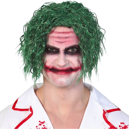 Halloween Pruik Joker Groen van Fiestas Guirca koop je bij Partywinkel