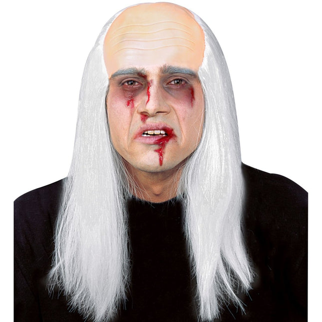 Halloween Pruik Kale Kop van Widmann koop je bij Partywinkel