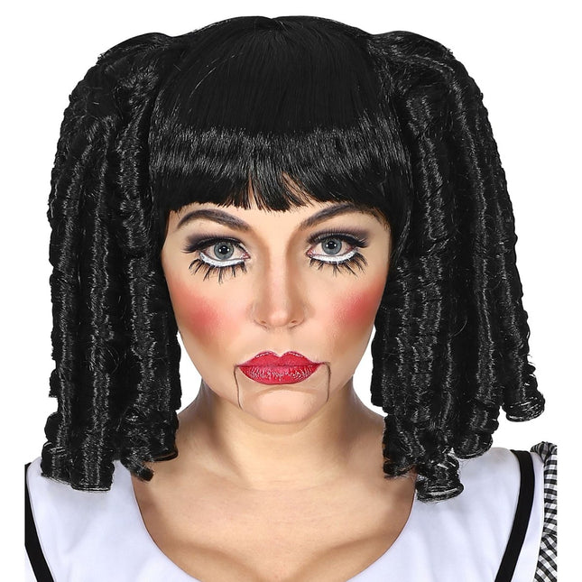 Halloween Pruik Pop van Widmann koop je bij Partywinkel