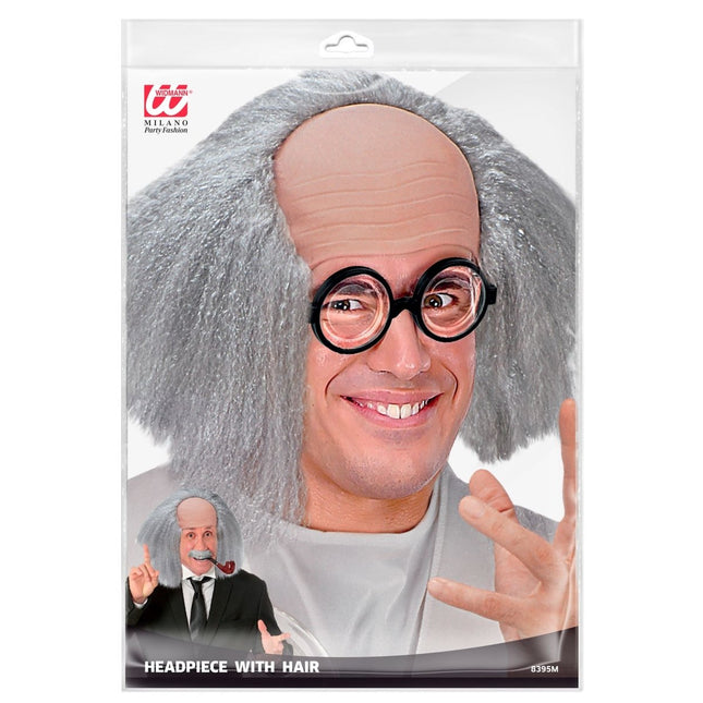 Halloween Pruik Professor Kaal van Widmann koop je bij Partywinkel