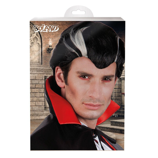 Halloween Pruik Zwart van Boland koop je bij Partywinkel