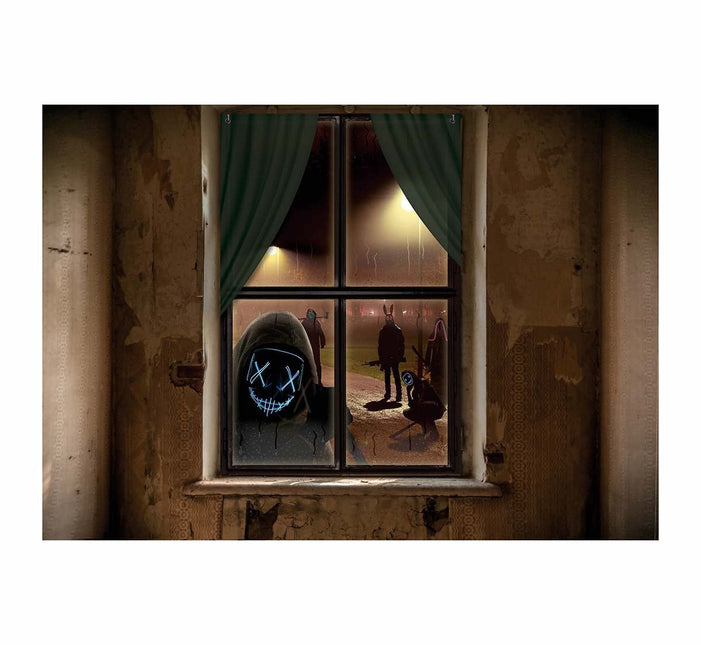 Halloween Raamdecoratie Horror Maskers van Fiestas Guirca koop je bij Partywinkel