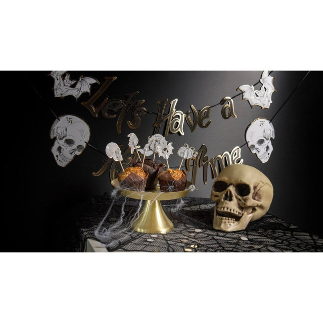 Halloween Schedel 19cm van Folat koop je bij Partywinkel