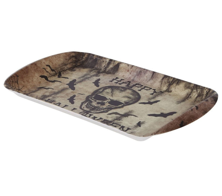 Halloween Schedel Dienblad 39cm van Fiestas Guirca koop je bij Partywinkel