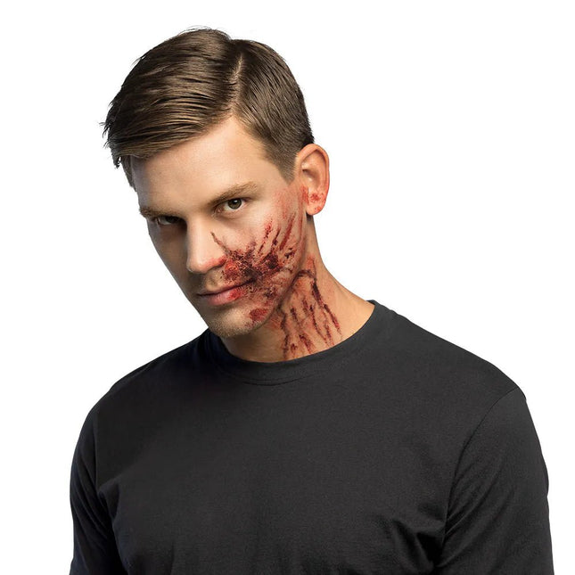 Halloween Schmink Bloed Wond 2 delig van Boland koop je bij Partywinkel