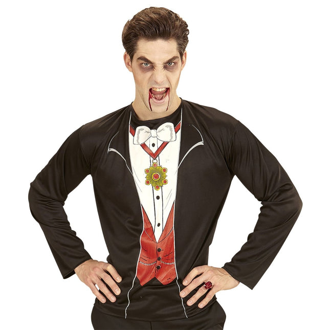 Halloween Shirt Vampier van Widmann koop je bij Partywinkel
