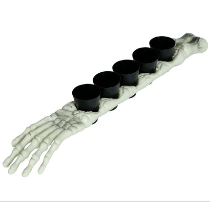 Halloween Shotglaasjes Skeletarm 50cm 5 delig van Fiestas Guirca koop je bij Partywinkel