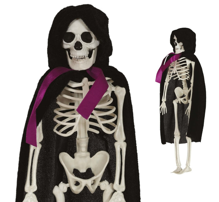 Halloween Skelet Blauw Wit Bruidegom 43cm van Fiestas Guirca koop je bij Partywinkel