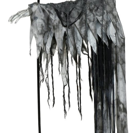 Halloween Skelet Vliegend Met Licht, Geluid En Beweging 2,05m van Fiestas Guirca koop je bij Partywinkel
