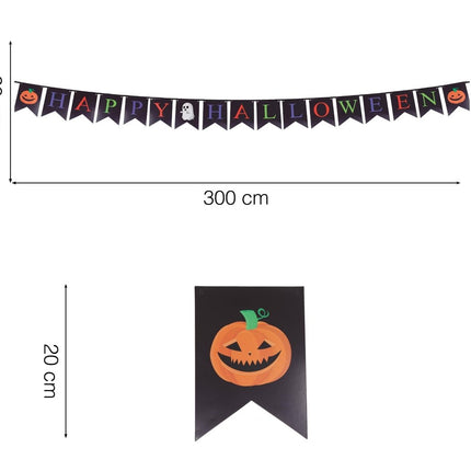 Halloween Slinger Happy Halloween 3m van Fiestas Guirca koop je bij Partywinkel
