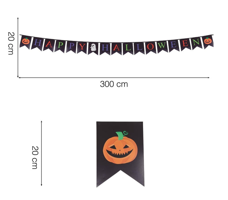 Halloween Slinger Happy Halloween 3m van Fiestas Guirca koop je bij Partywinkel