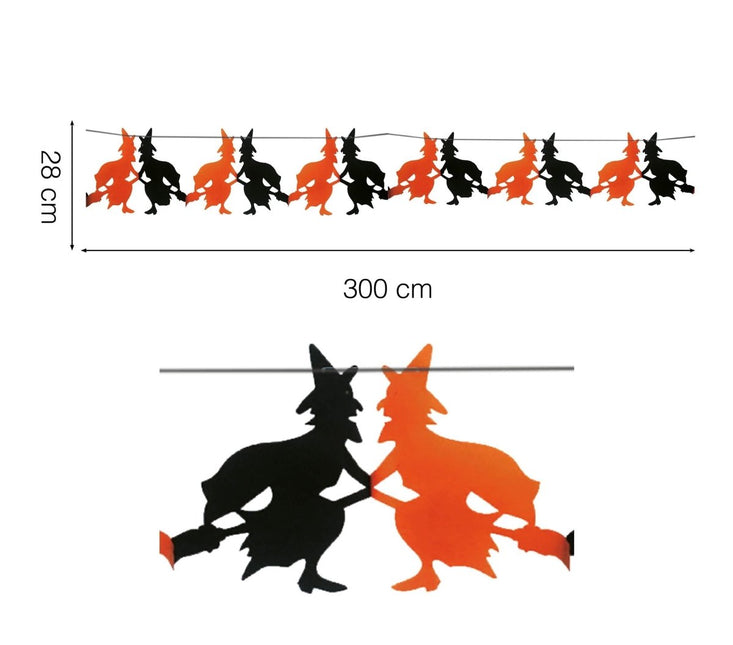 Halloween Slinger Heksen 3m van Fiestas Guirca koop je bij Partywinkel