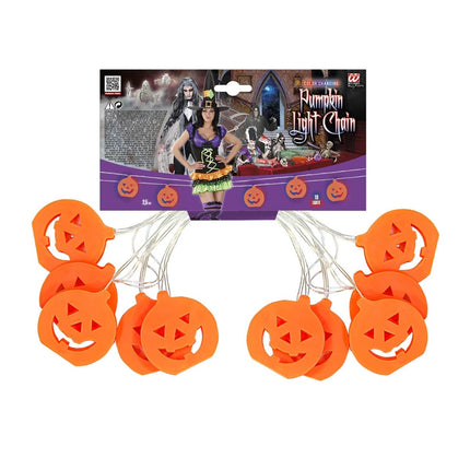 Halloween Slinger Pompoen 2,5m van Widmann koop je bij Partywinkel
