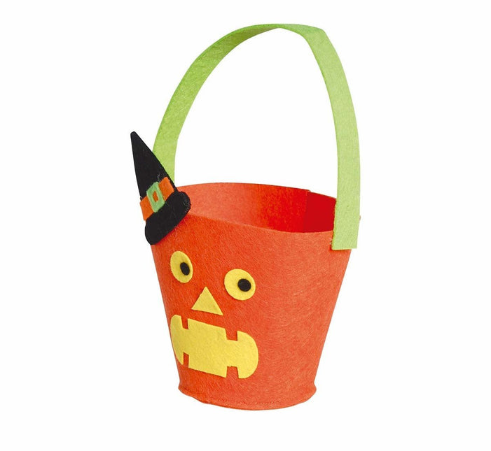 Halloween Snoep Emmer Pompoen 20cm van Fiestas Guirca koop je bij Partywinkel