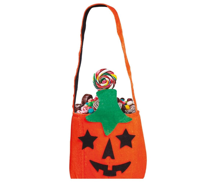 Halloween Snoep Emmer Pompoen 25cm van Fiestas Guirca koop je bij Partywinkel