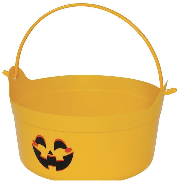 Halloween Snoepbakje Oranje Pompoen 24cm van Fiestas Guirca koop je bij Partywinkel