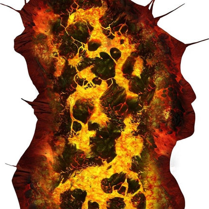 Halloween Sticker Lava 90cm van Fiestas Guirca koop je bij Partywinkel