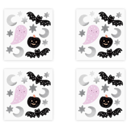 Halloween Stickers 4st van Partydeco koop je bij Partywinkel