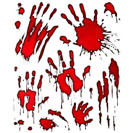 Halloween Stickers Bloederige Handen van Widmann koop je bij Partywinkel