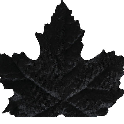 Halloween Tafeldecoratie Zwart Pompoen Bladeren 10cm 24st van Fiestas Guirca koop je bij Partywinkel