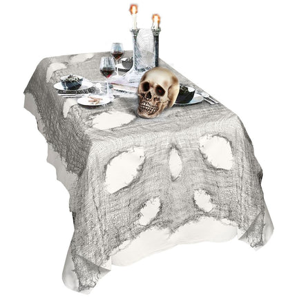 Halloween Tafelkleed Grijs 3m van Widmann koop je bij Partywinkel