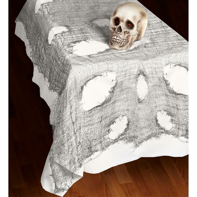 Halloween Tafelkleed Grijs 3m van Widmann koop je bij Partywinkel