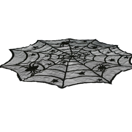 Halloween Tafelkleed Spinnenweb 1m van Fiestas Guirca koop je bij Partywinkel