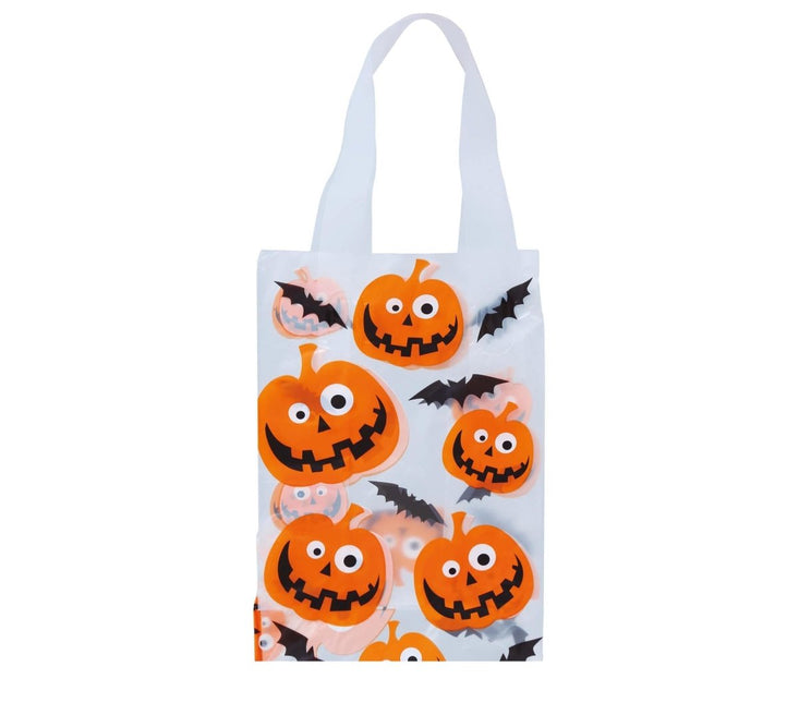 Halloween Tasjes Pompoen 14x30cm 6st van Fiestas Guirca koop je bij Partywinkel