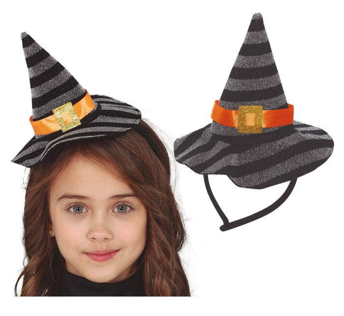 Halloween Tiara Heksenhoed Kind van Fiestas Guirca koop je bij Partywinkel