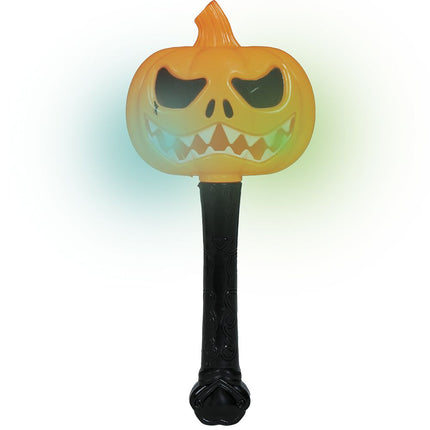 Halloween Toverstaf Pompoen 22cm van Fiestas Guirca koop je bij Partywinkel