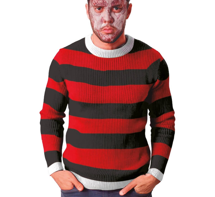 Halloween Trui Rood Zwart Killer van Fiestas Guirca koop je bij Partywinkel