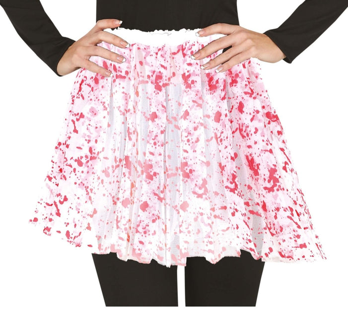Halloween Tutu Dames Bloederig 40cm van Fiestas Guirca koop je bij Partywinkel