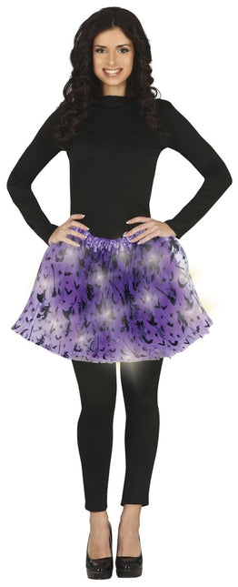 Halloween Tutu Dames Met Licht 40cm van Fiestas Guirca koop je bij Partywinkel