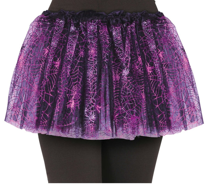 Halloween Tutu Paars Spinnen van Fiestas Guirca koop je bij Partywinkel