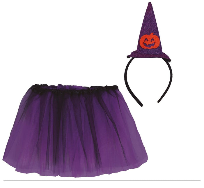 Halloween Verkleedset Meisje Heks 30cm van Fiestas Guirca koop je bij Partywinkel