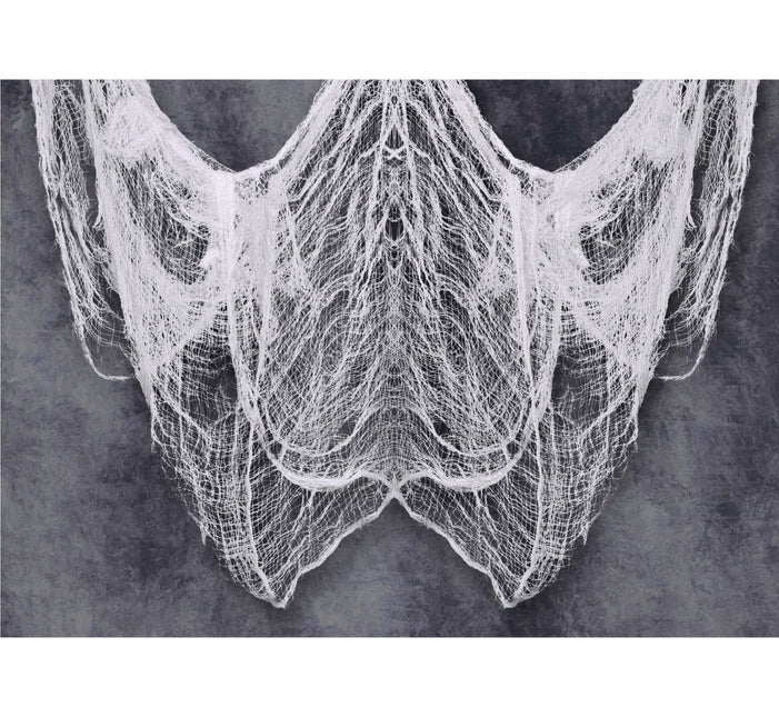 Halloween Wit Net Stof 5m van Fiestas Guirca koop je bij Partywinkel