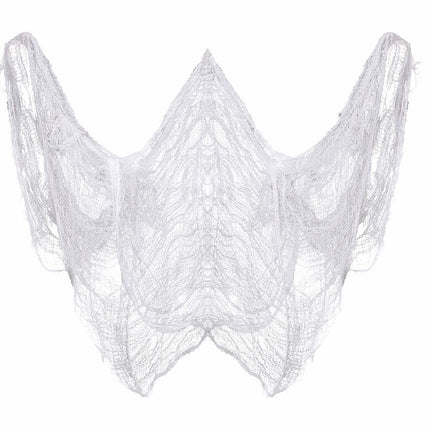 Halloween Wit Net Stof 5m van Fiestas Guirca koop je bij Partywinkel