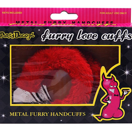 Bont Handboeien Rood van Partydeco koop je bij Partywinkel