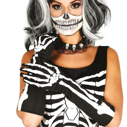 Handschoenen Skelet 40cm van Fiestas Guirca koop je bij Partywinkel