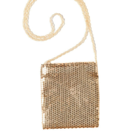 Gouden Handtas Pailletten van Wilbers & Wilbers koop je bij Partywinkel