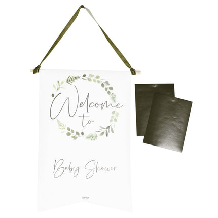 Hangdecoratie Bord Babyshower 40cm van Ginger Ray koop je bij Partywinkel