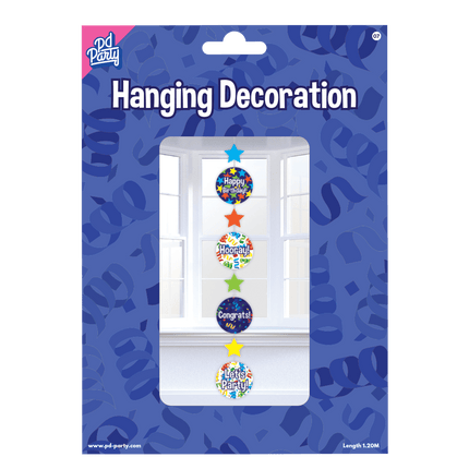 Hangdecoratie Happy Birthday 120cm van Paper Dreams koop je bij Partywinkel