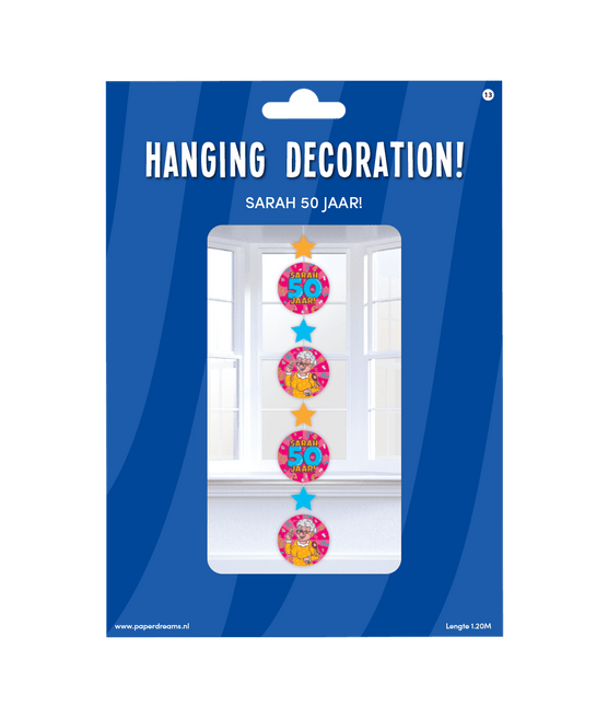 Hangdecoratie Sarah 120cm van Paper Dreams koop je bij Partywinkel