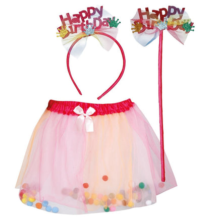 Happy Birthday Accessoireset 3 delig van Fiestas Guirca koop je bij Partywinkel