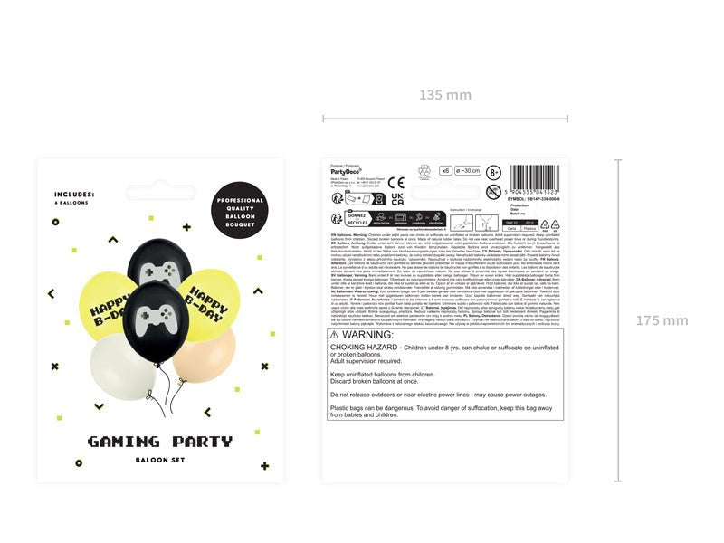 Happy Birthday Ballonnen Gaming van Partydeco koop je bij Partywinkel