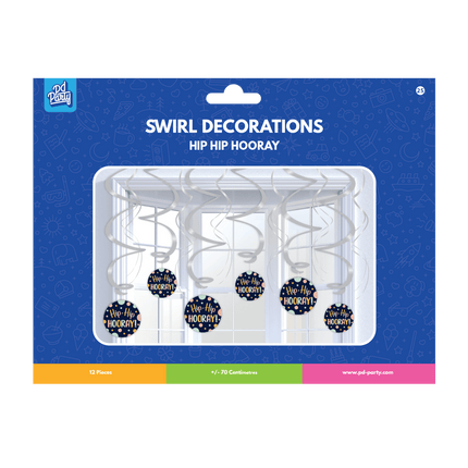 Happy Birthday Hangdecoratie Hip Hip Hooray 70cm van Paper Dreams koop je bij Partywinkel