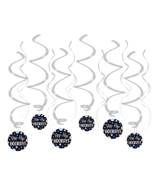 Happy Birthday Hangdecoratie Hip Hip Hooray 70cm van Paper Dreams koop je bij Partywinkel