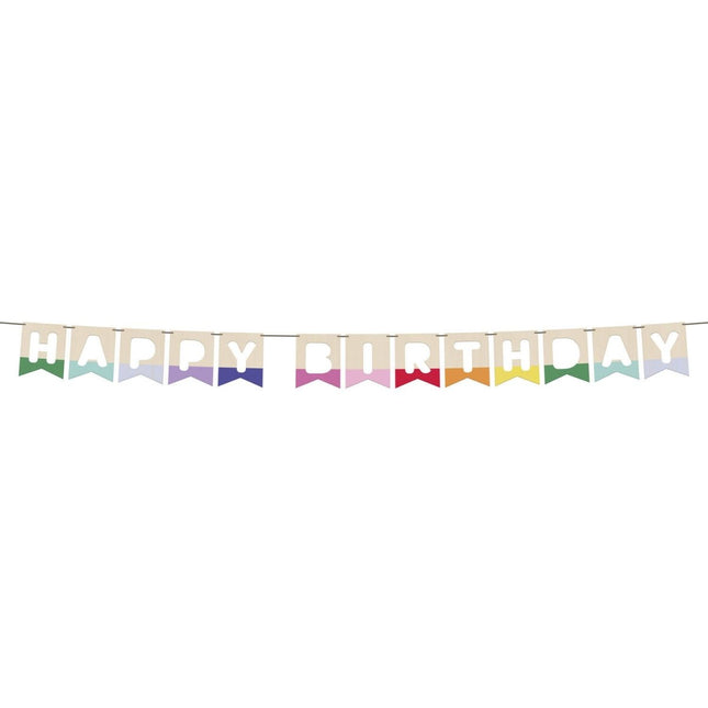 Happy Birthday Letterslinger 4m van Folat koop je bij Partywinkel