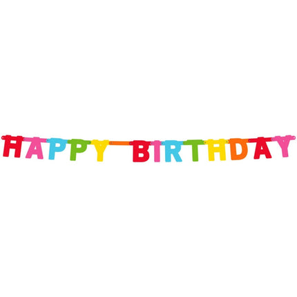 Happy Birthday Letterslinger Feest 1,5m van Folat koop je bij Partywinkel