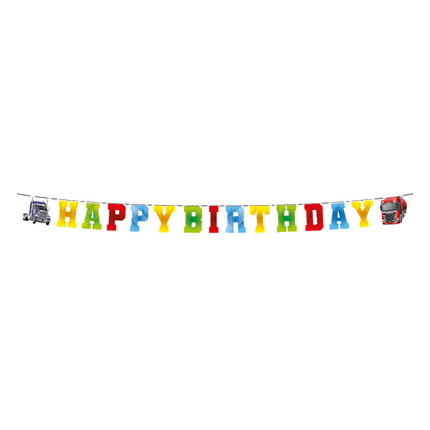 Happy Birthday Letterslinger Gekleurd 3m van Paper Dreams koop je bij Partywinkel